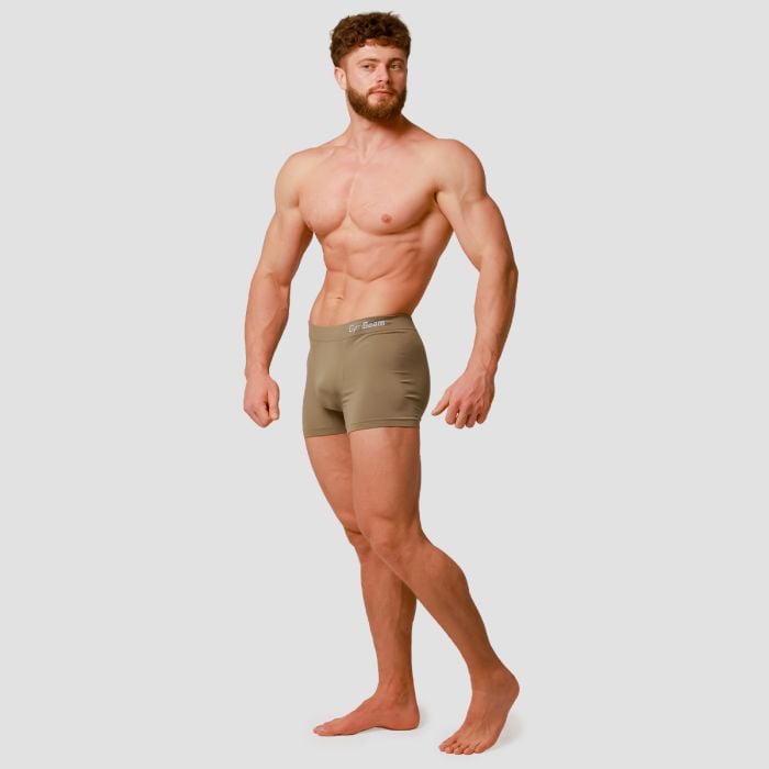 Pánske boxerky Seamless 2Pack Army - GymBeam L