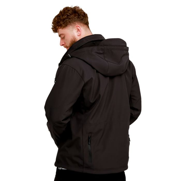 Pánska bunda Softshell Black - GymBeam XL