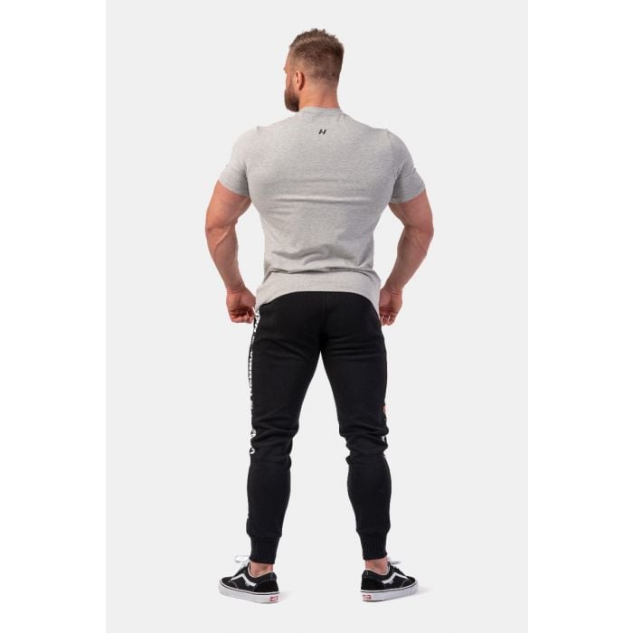 Pánske tričko Minimalist Logo svetlo sivé - NEBBIA XXL