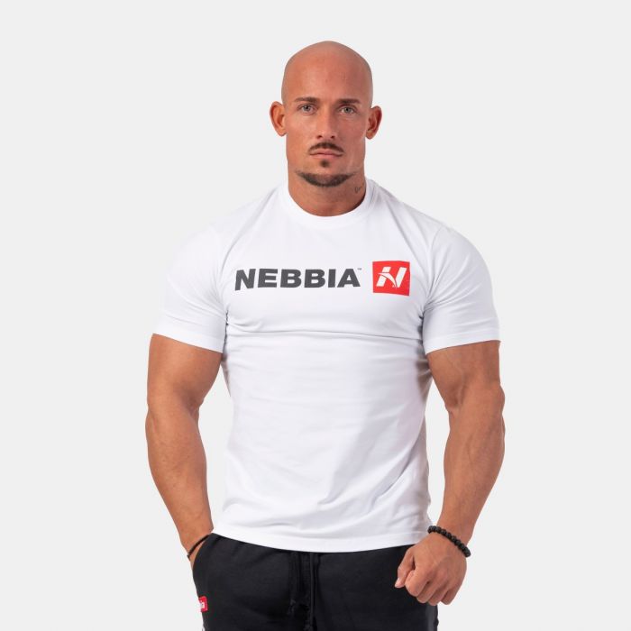 Pánske tričko Red “N“ biele - NEBBIA
