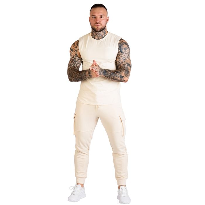 Tepláky TRN Sand - GymBeam XL