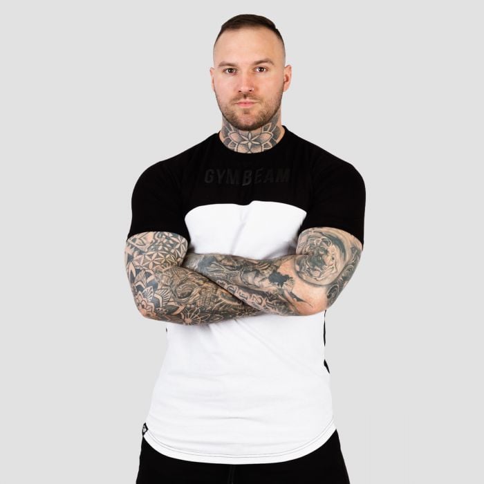 Men‘s Black X White T-shirt  - GymBeam