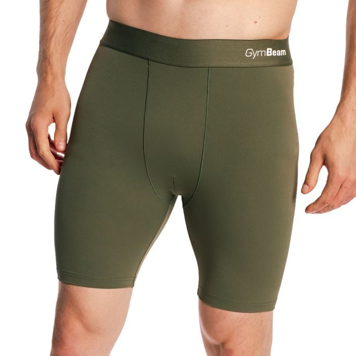 Pánske šortky Combat Olive Grey - GymBeam XL