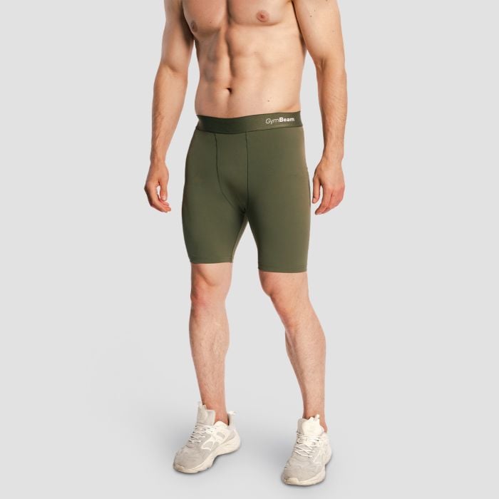 Pánske šortky Combat Olive Grey - GymBeam XL