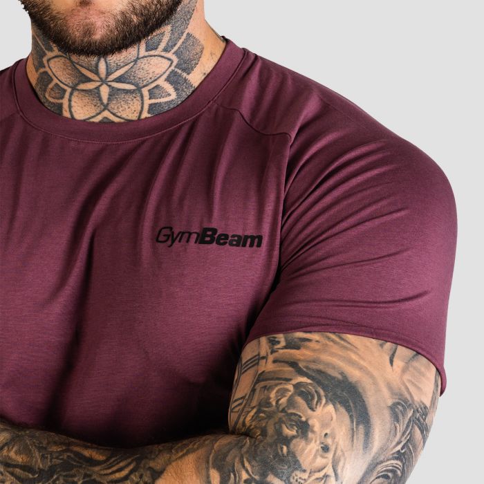 Tričko Fitted TRN Eggplant - GymBeam L