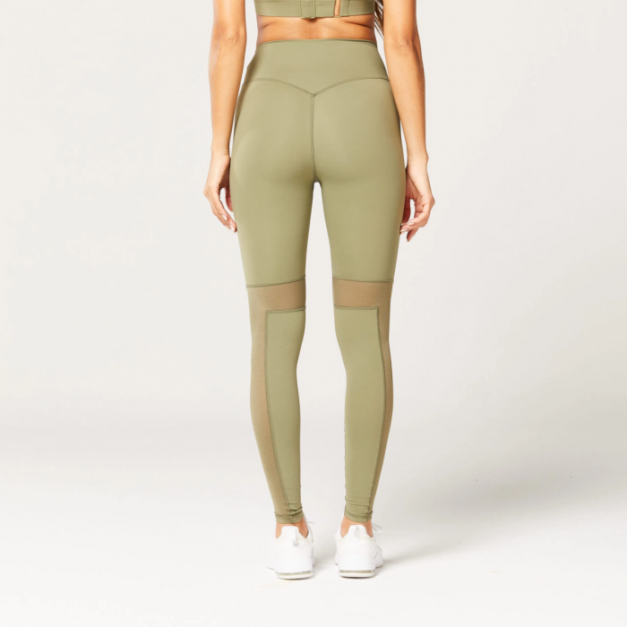 Dámske legíny Mesh Insert Green - SQUATWOLF M