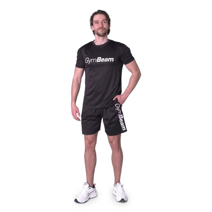 Šortky Mesh Essence Black - GymBeam M