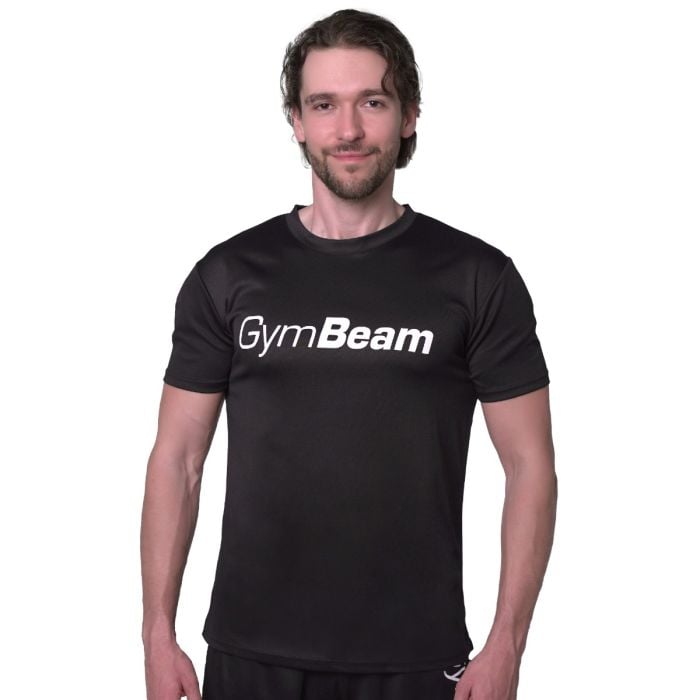 Tričko Mesh Essence Black - GymBeam M