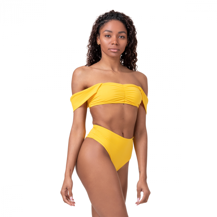 Miami Retro Bikini vrchný diel Yellow - NEBBIA
