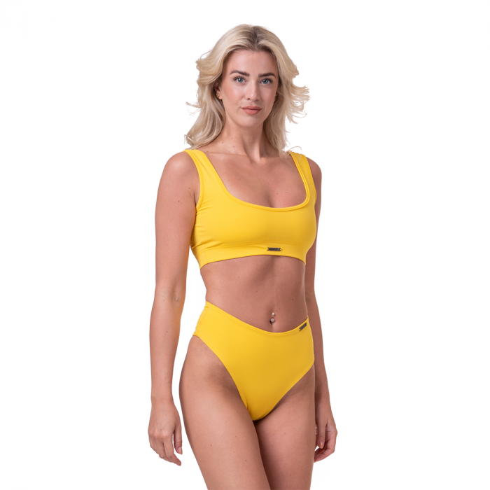 Miami Sporty Bikini vrchný diel Yellow - NEBBIA