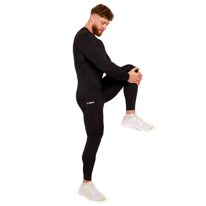 Kompresné legíny High Black - GymBeam L