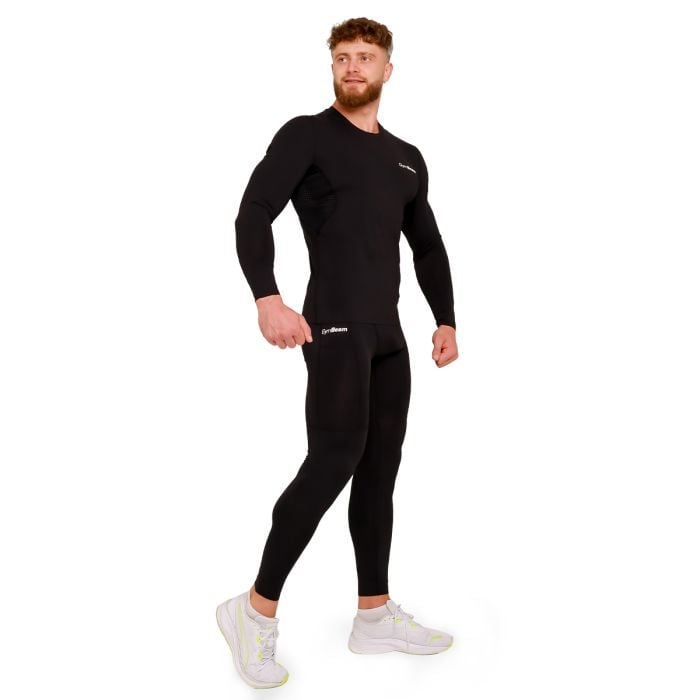 Kompresné legíny High Black - GymBeam L