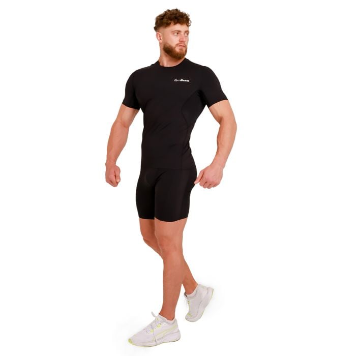 Kompresné šortky High Black - GymBeam L