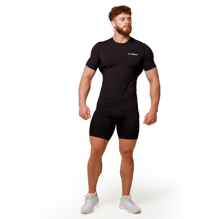 Kompresné šortky Mid Black - GymBeam M