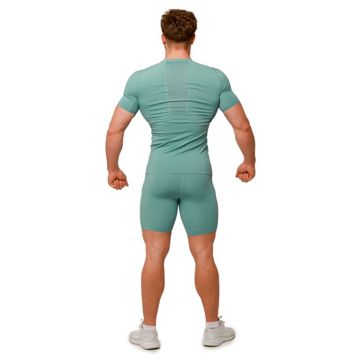 Kompresné tričko Mid Blue - GymBeam M