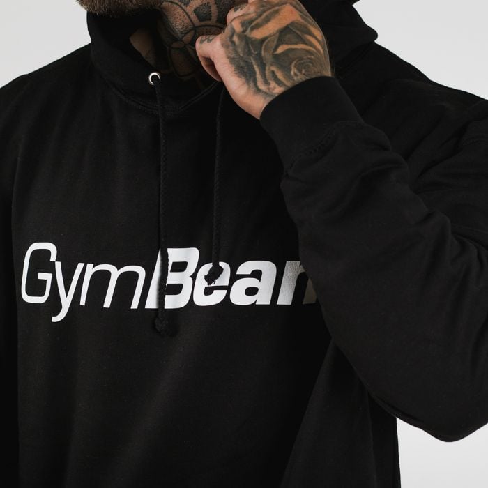 Mikina PRO Hoodie Black - GymBeam L