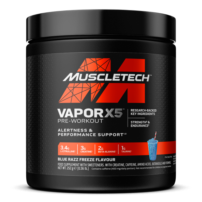 MuscleTech Vapor X5 247 g fruit punch blast