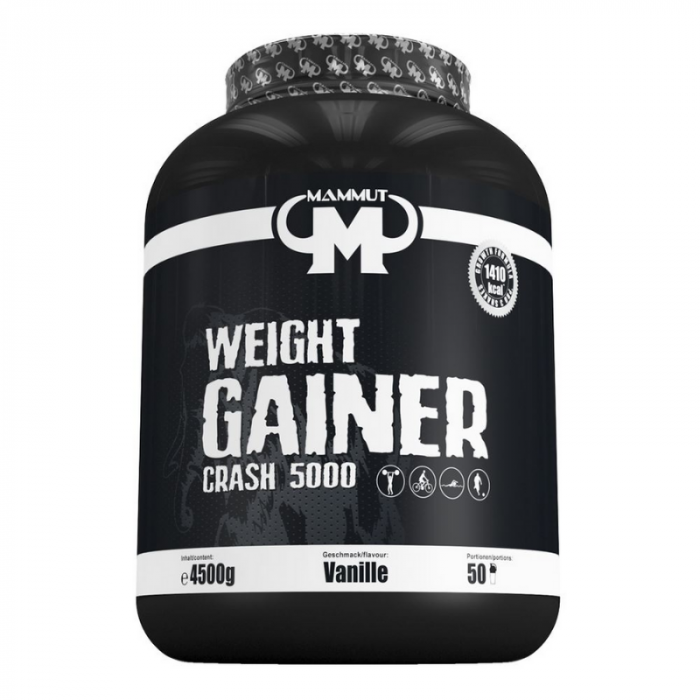 Weight Gainer Crash 5000 - Mammut Nutrition 4500 g - sušienka