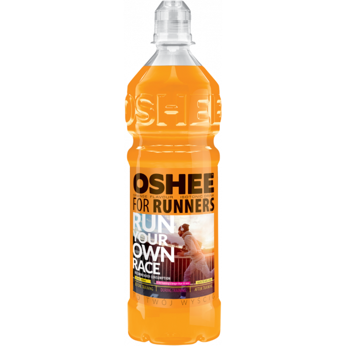 OSHEE Izotonický nápoj pre bežcov 750 ml pomaranč