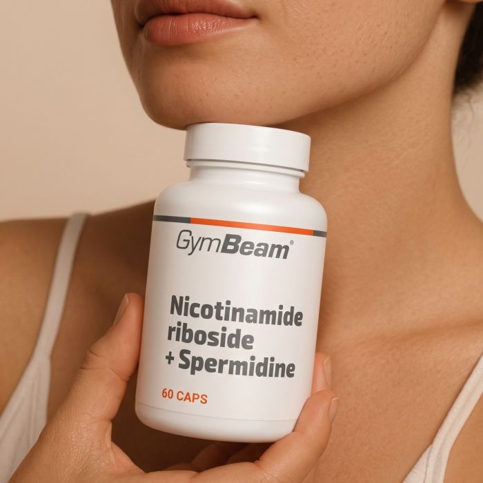 Nikotinamid ribozid (prekurzor NAD+) + Spermidín - GymBeam 60 kaps.