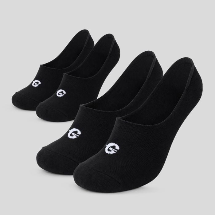 GymBeam Ponožky No-show Socks 2Pack Black  XL