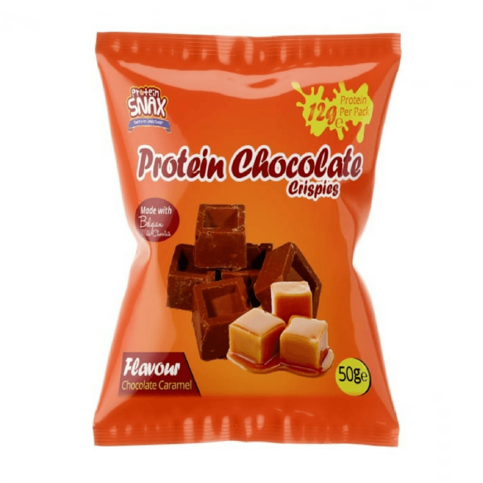 Protein Chocolate Crispies 50 g Protein Snax - chocolate caramel