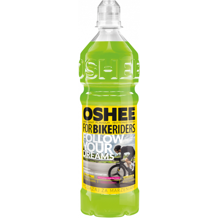 E-shop OSHEE Izotonický nápoj pre cyklistov 750 ml limetka a mäta