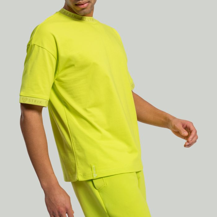 Tričko Oversized Heavy Chartreuse - STRIX XL
