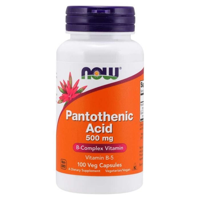 Kyselina Pantothenová 500 mg - NOW Foods