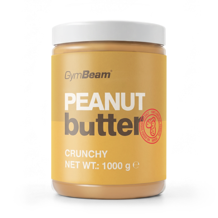 GymBeam Arašidové maslo chrumkavé