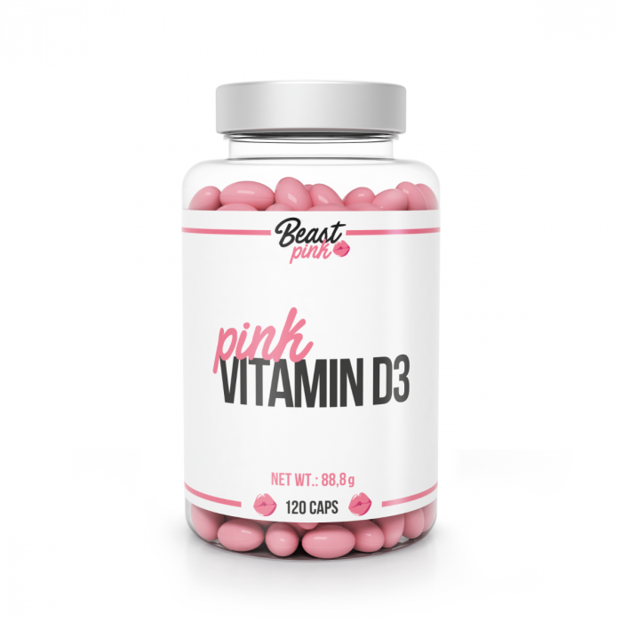 BeastPink Pink Vitamín D3 120 kaps.