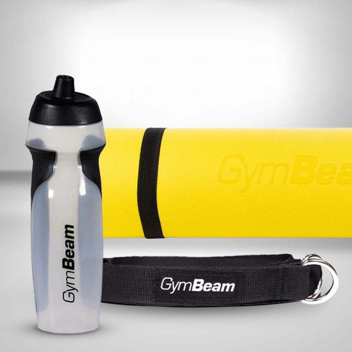 GymBeam Podložka Yoga Mat Dual Grey/Yellow uni