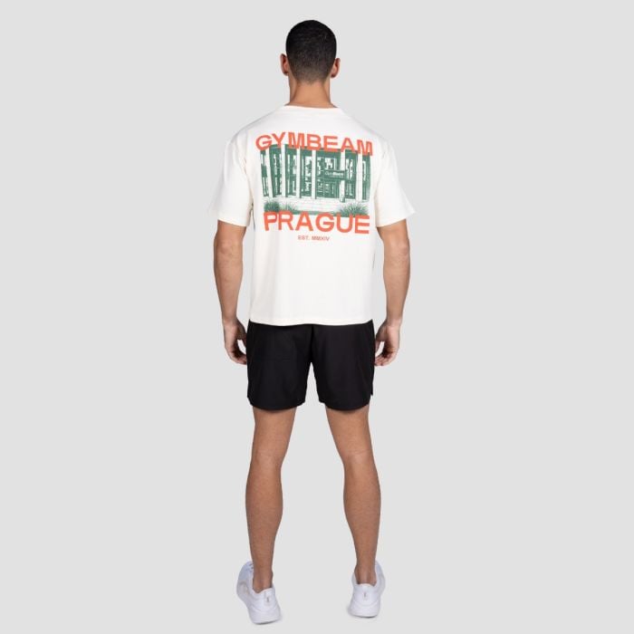 Tričko Prague Cream - GymBeam L