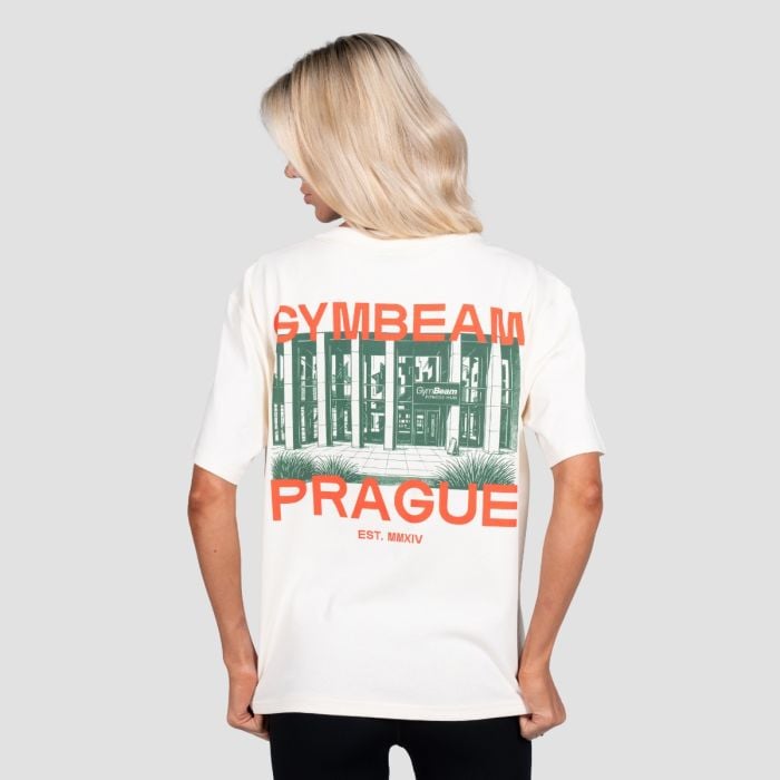 Tričko Prague Cream - GymBeam L