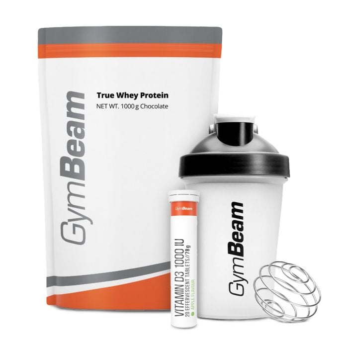 True Whey - GymBeam 1000 g - čokoláda - 00