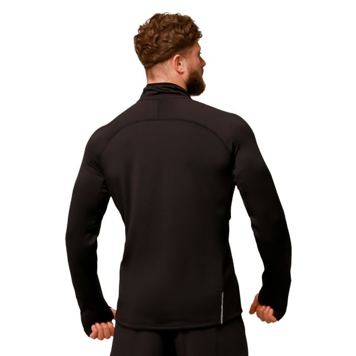 Bežecká mikina 1/2 Zip Pulse Black - GymBeam L