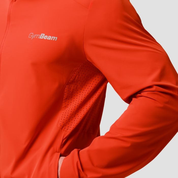 Bežecká bunda Pulse Orange - GymBeam XL