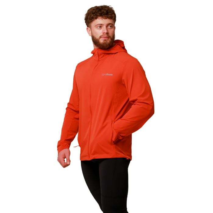 Bežecká bunda Pulse Orange - GymBeam XL