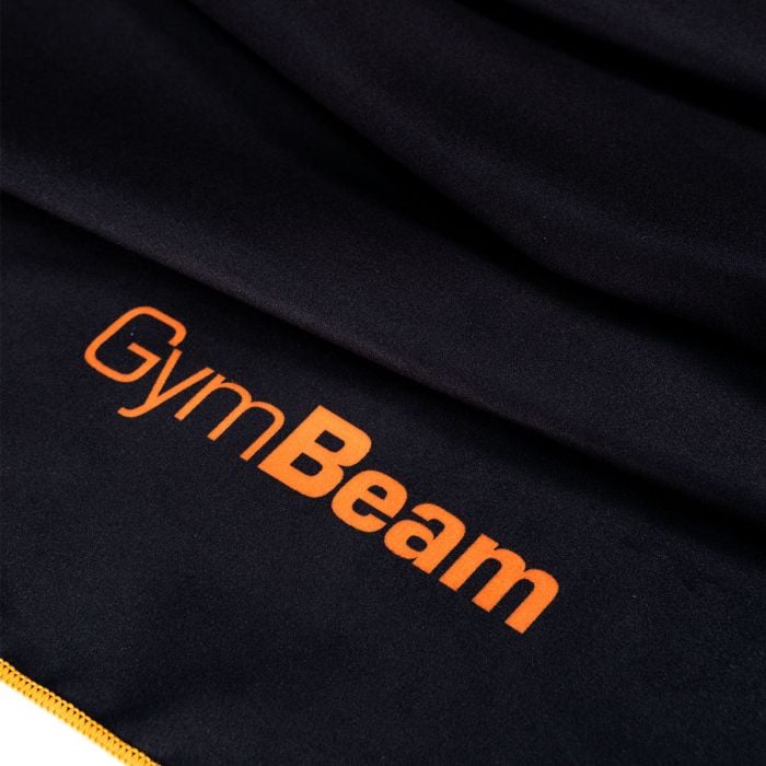 Športový rýchloschnúci uterák Black/Orange - GymBeam single_variant