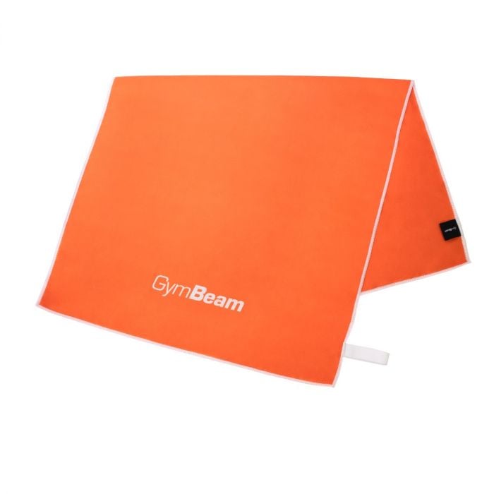 GymBeam Športový rýchloschnúci uterák Orange/White