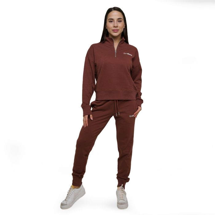 Dámska mikina 1/2 Zip Agile Root - GymBeam XS
