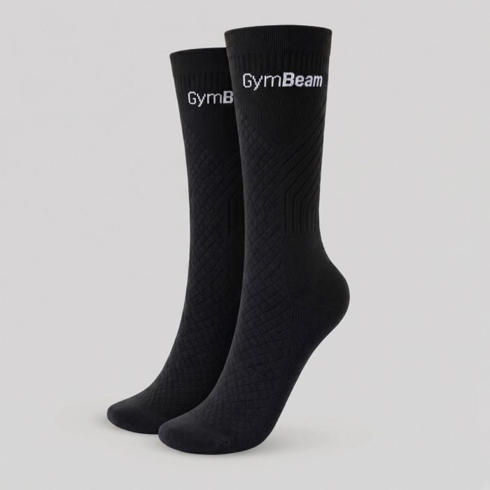 GymBeam Bežecké ponožky Black  XL