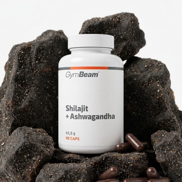 Shilajit + Ashwagandha - GymBeam 90 caps