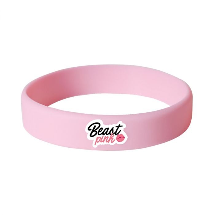 Silicone_wristband_Be_Yourself_BeastPink