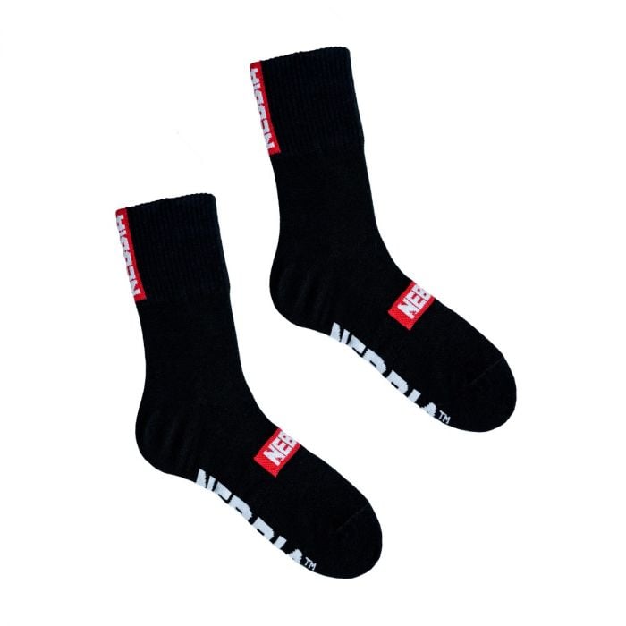 Ponožky 3/4 Socks Extra Mile Black - NEBBIA