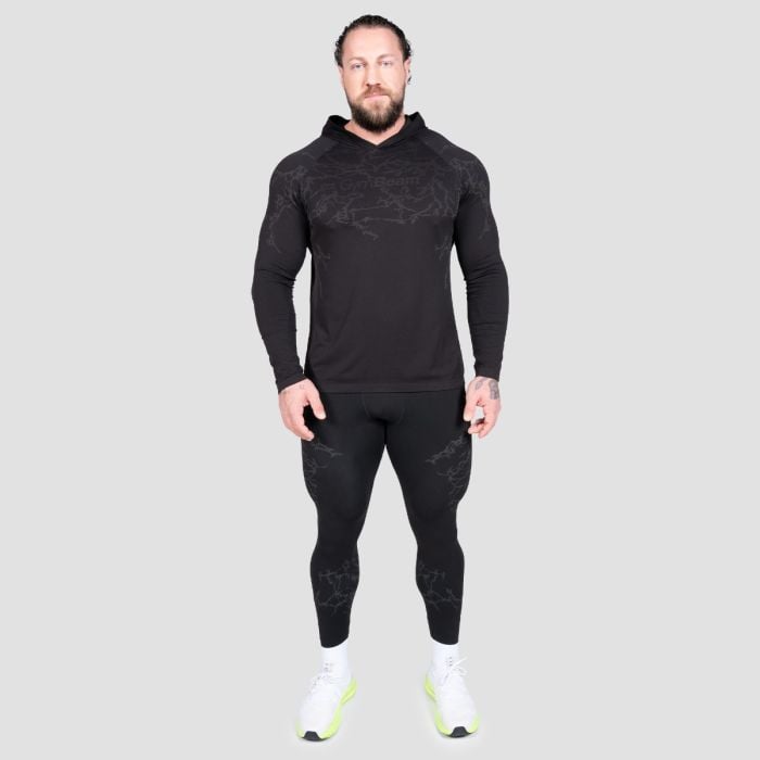 Seamless legíny Static Black - GymBeam M
