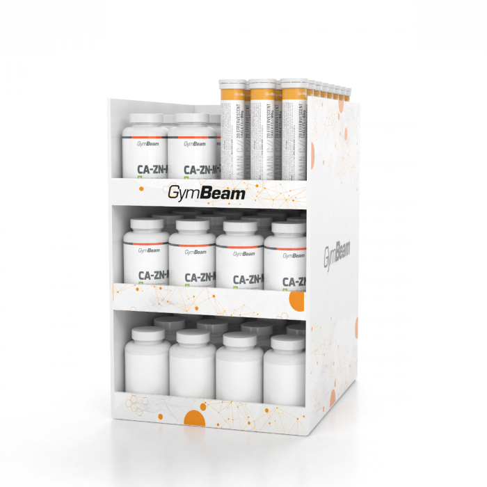 Display na vitamíny - GymBeam
