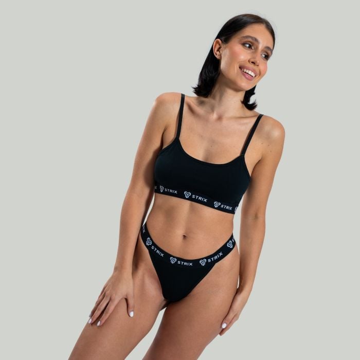 Podprsenka String Bralette Black - STRIX L