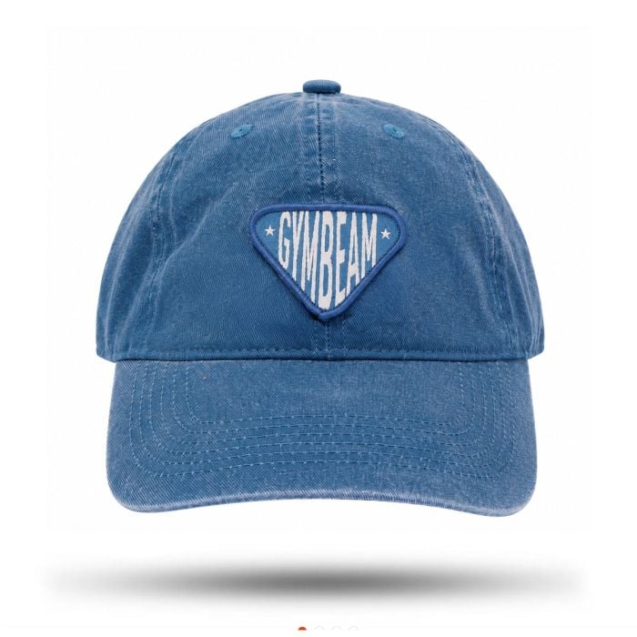 GymBeam Šiltovka Sunday Dad Cap Washed Blue  UNI