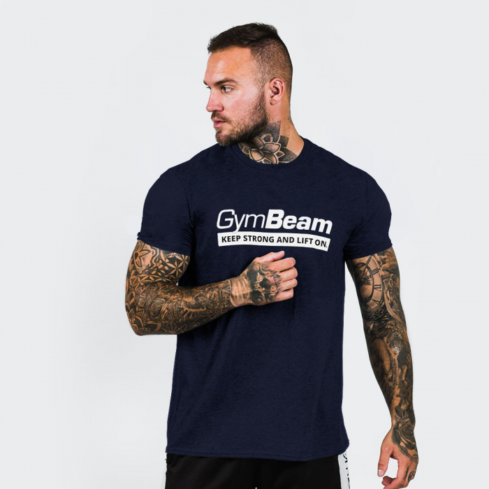 Tričko Keep Strong Navy - GymBeam